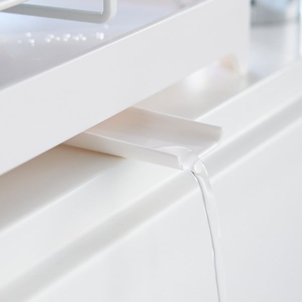 Biały ociekacz do naczyń YAMAZAKI Tower Wire-image-3