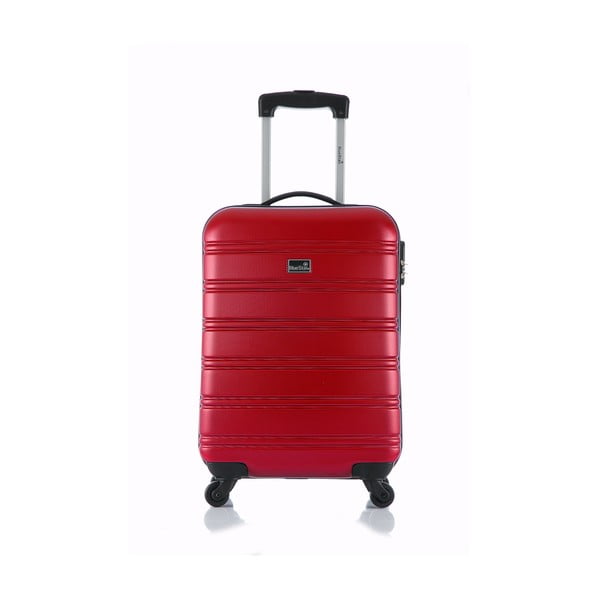 Czerwona walizka podręczna Blue Star Bilbao, 35 l