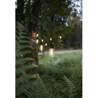 Czarna ogrodowa girlanda świetlna LED Star Trading String, dł. 3,6 m