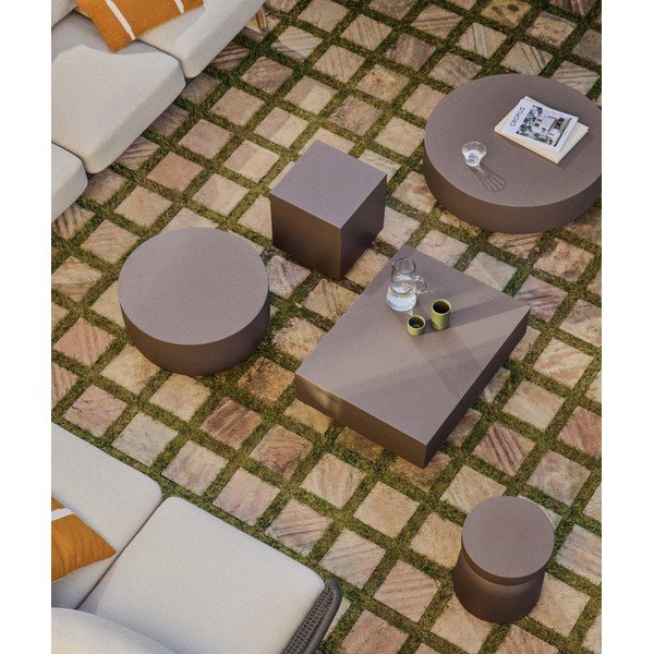 Okrągły stolik ogrodowy betonowy ø 60 cm Garbet – Kave Home-image-2
