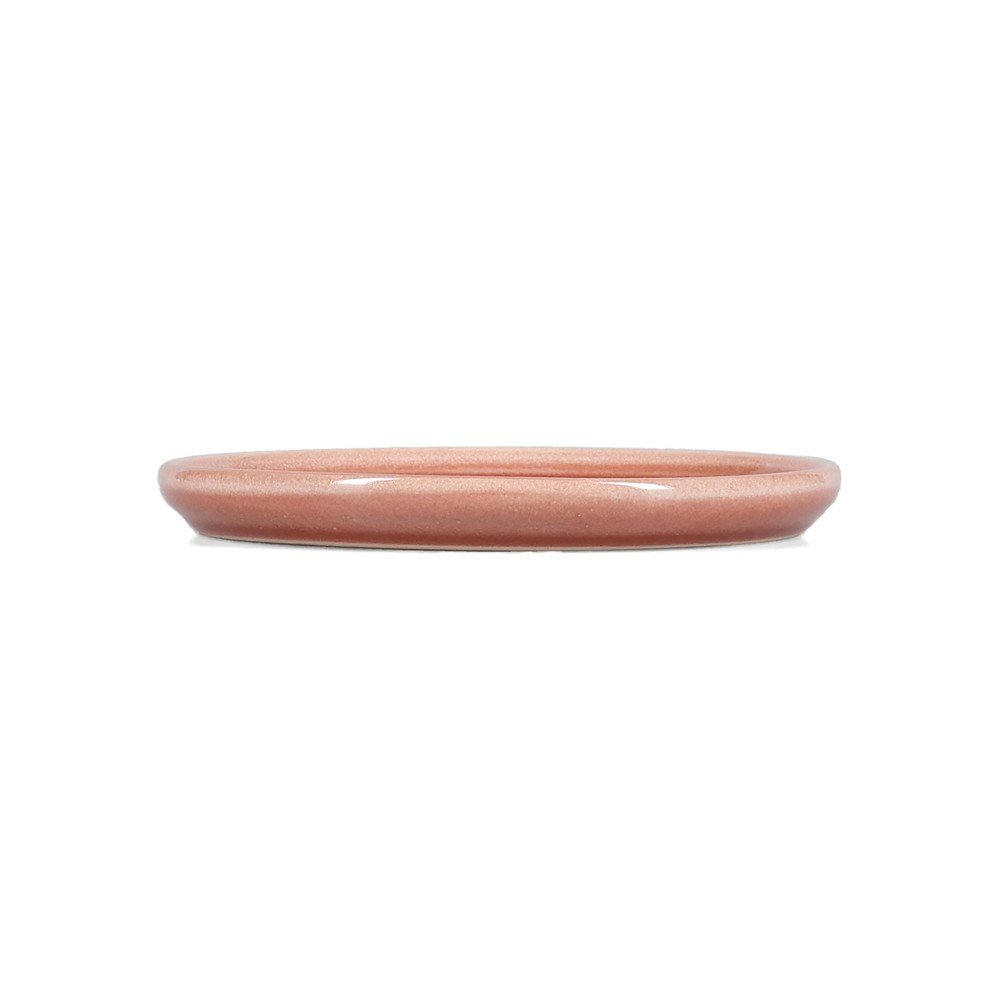 Różowy kamionkowy spodek ø 14,5 cm Duna – ONA (zdjęcie 4)