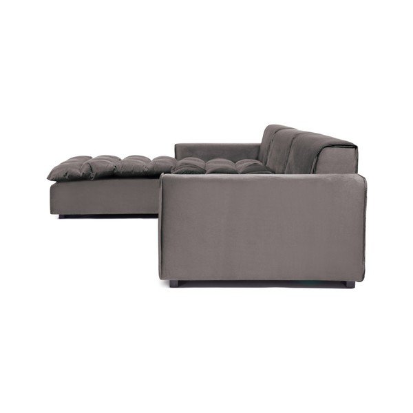 Szara lewostronna 3-osobowa sofa narożna Vivonita Cloud Silver-image-2