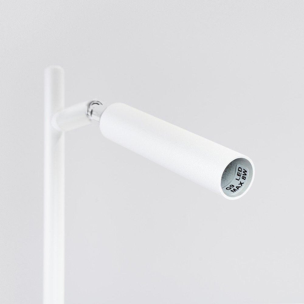 Biała lampa stołowa (wysokość 43 cm) Fideus – Sollux (zdjęcie 9)