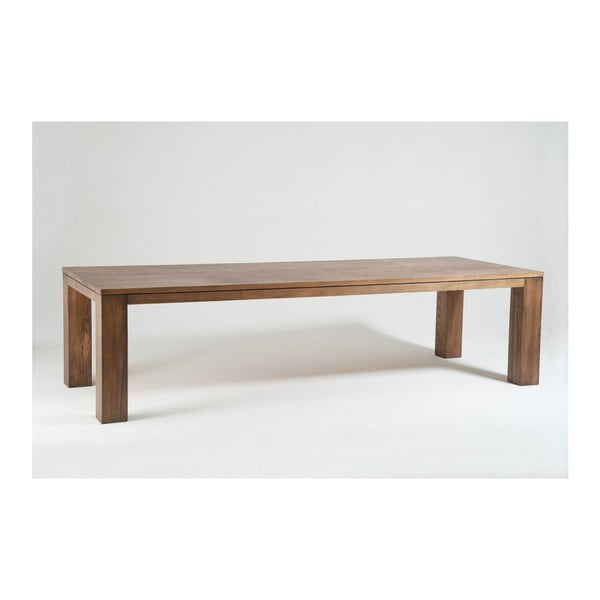 Stół z litego drewna jesionowego Castagnetti Nevada, 300 cm