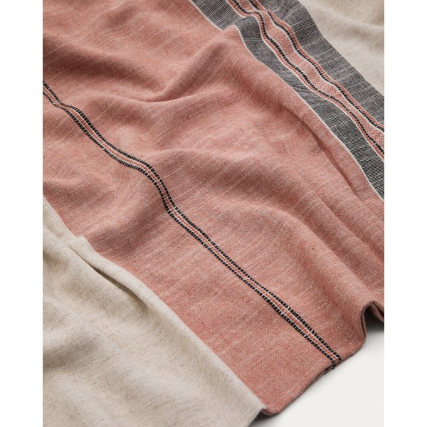 Obrus z mieszanki lnu 170x250 cm Veliat – Kave Home-image-2