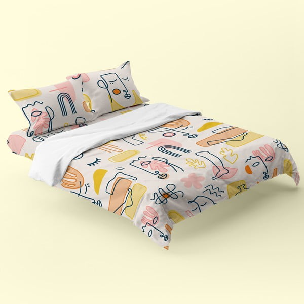 Dwuosobowa poszwa na kołdrę 200x200 cm Anatomy – Aware-image-1