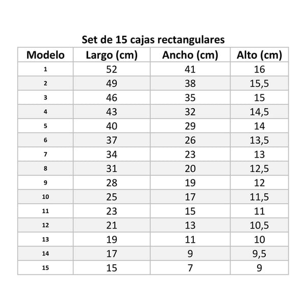 Kartonowe pojemniki z pokrywką zestaw 15 szt. Route – Casa Selección-image-4