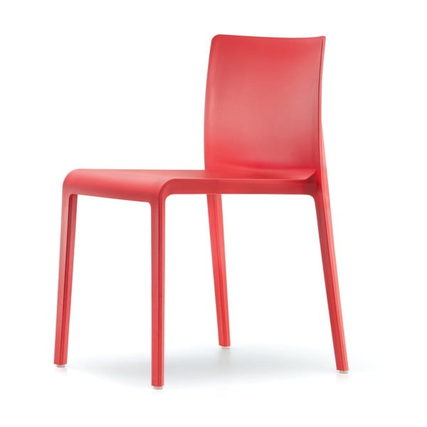 Czerwone krzesło Pedrali Volt