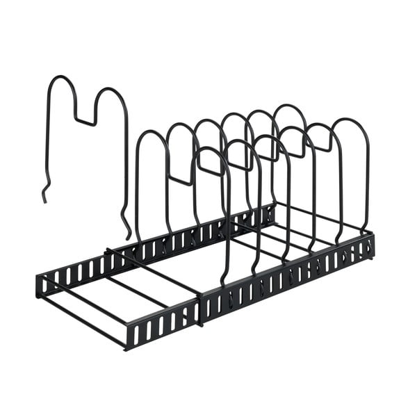 Czarny stojak na przybory kuchenne Wenko Basic-image-4