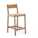 Hoker z litego drewna dębowego w naturalnym kolorze (wysokość siedziska 65 cm) Yalia – Kave Home