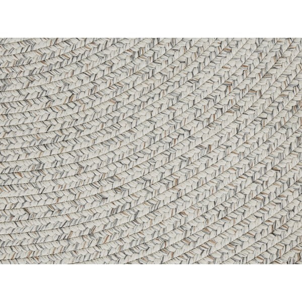 Białobeżowy okrągły dywan odpowiedni na zewnątrz ø 150 cm – NORTHRUGS-image-3