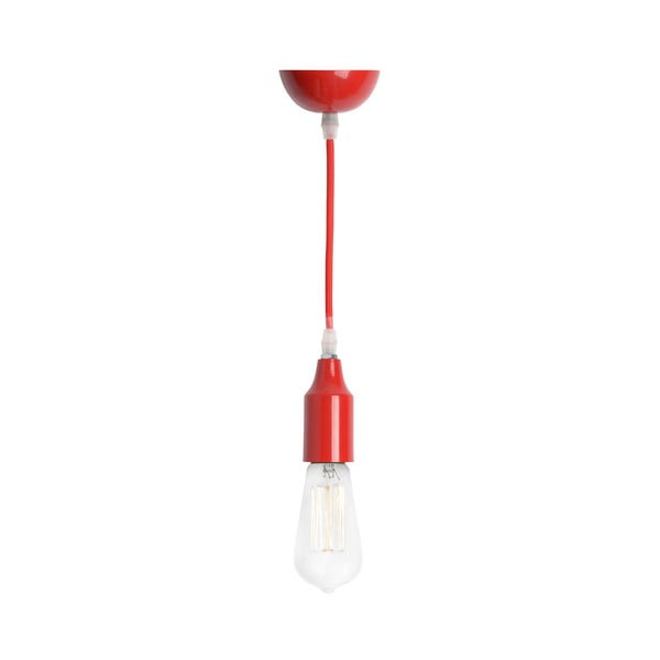 Czerwona lampa wisząca Red Cartel Single