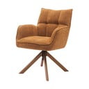 Pomarańczowe tapicerowane fotele jadalniane zestaw 2 szt. Marilla – Unique Furniture