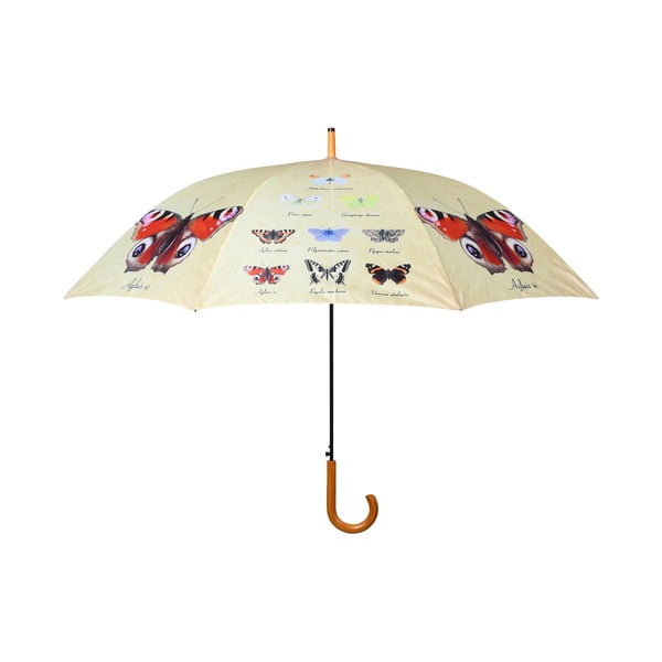 Parasol z motywem motyli Esschert Design Fly, ⌀ 120 cm