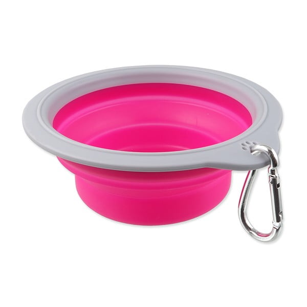 Plastikowa miska podróżna dla psów ø 18 cm  Dog Fantasy – Plaček Pet Products