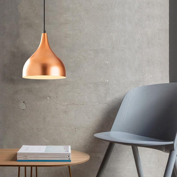 Lampa wisząca w czarno-miedzianym kolorze ø 26 cm Sağlam – Opviq lights-image-1