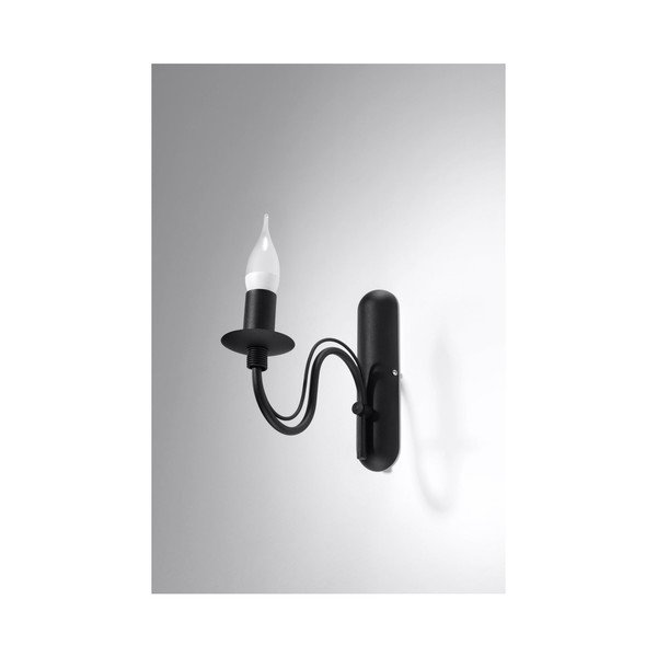 Czarny metalowy kinkiet Fiorano – Sollux-image-2