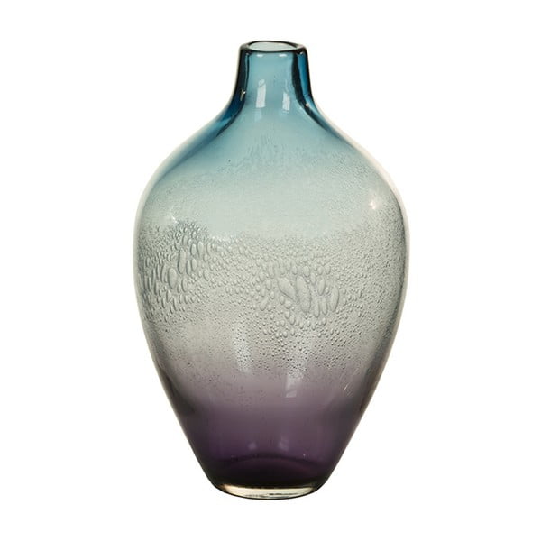 Niebieski wazon kryształowy Santiago Pons Ryde, Ø 17 cm