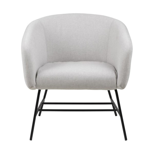 Jasnoszary fotel Actona Ramsey-image-2