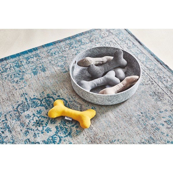 Tekstylny koszyk do przechowywania ø 46x12 cm Cesto Concrete – MiaCara-image-1