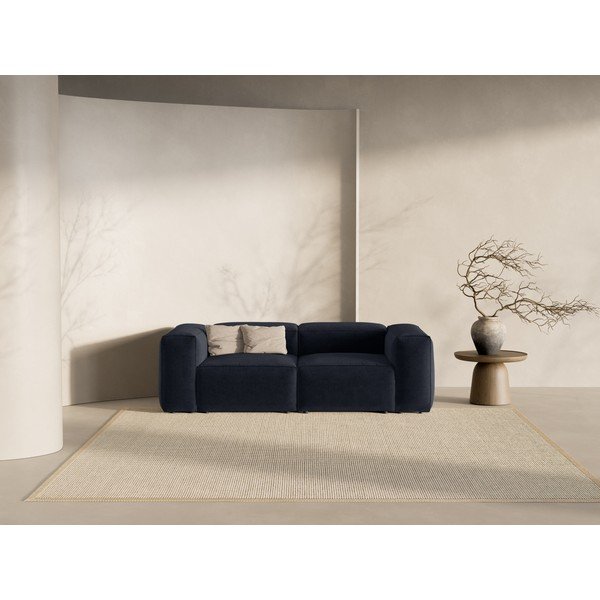 Ciemnoniebieska sofa 224 cm Bergamo – Cosmopolitan Design-image-1