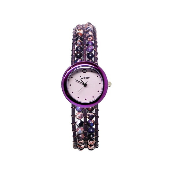 Zegarek z koralikami Classic, Purple Haze