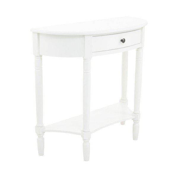 Biała konsola z litego drewna sosnowego 32x93 cm Heritage – Premier Housewares