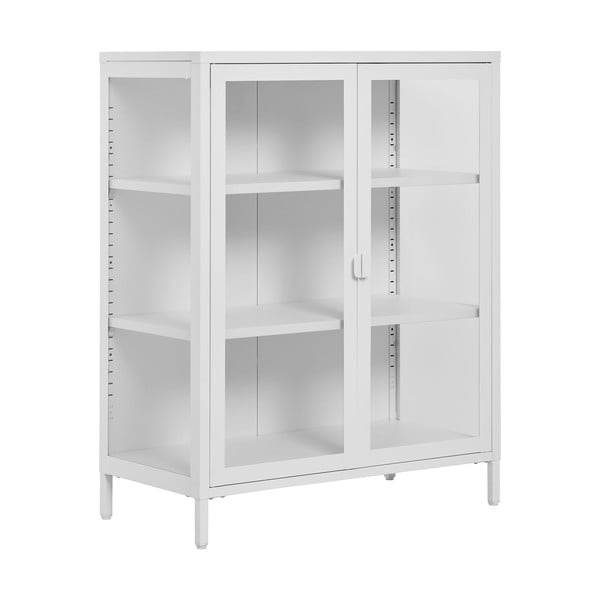 Biała metalowa witryna 80x101 cm Brisbane – House Nordic-image-1