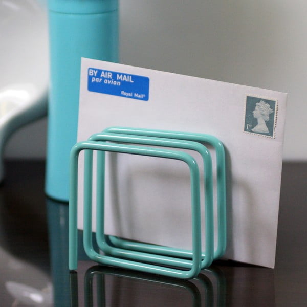 Niebieski stojak na listy Letter Rack
