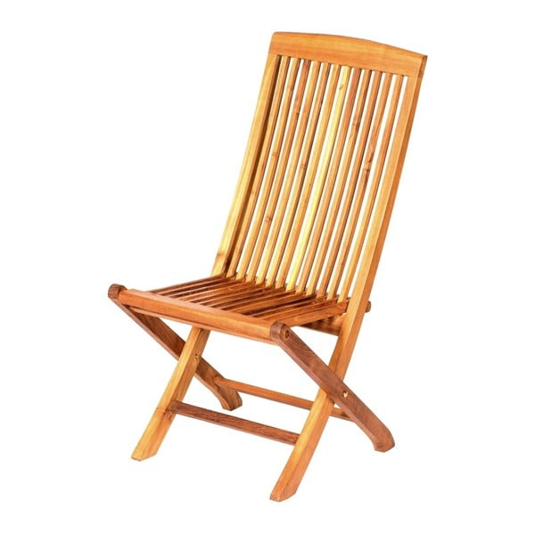 Składane krzesło ogrodowe z drewna tekowego Massive Home Naomi Clea