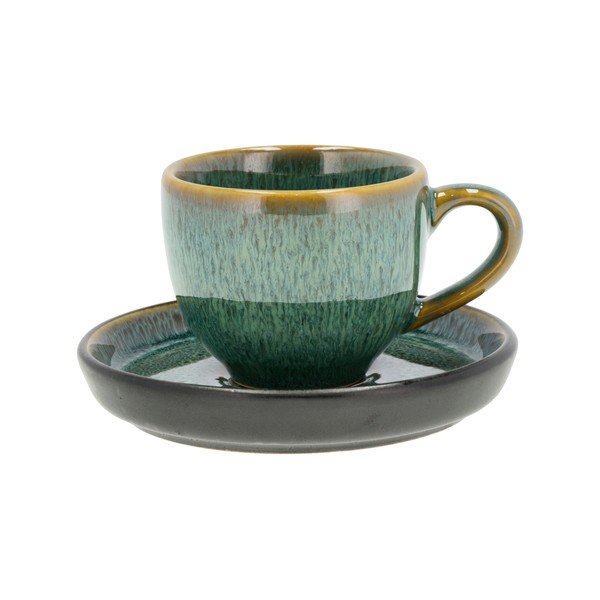 Zielona ceramiczna filiżanka na espresso 70 ml Gastro Green/Black – Bitz