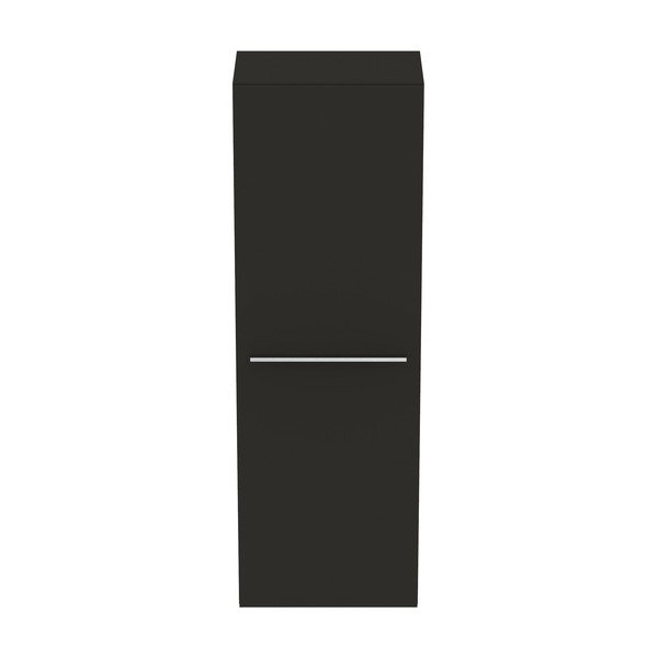 Antracytowa wysoka wisząca szafka łazienkowa 40x120 cm i.Life A – Ideal Standard