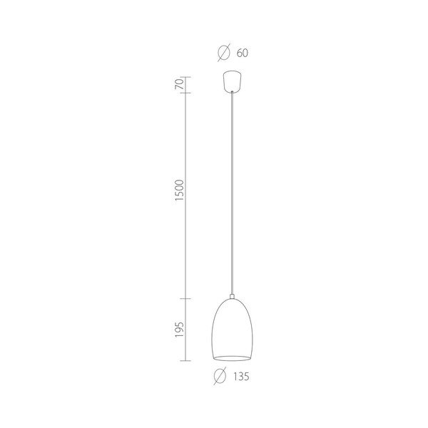 Żółta błyszcząca lampa wisząca Sotto Luce UME-image-3