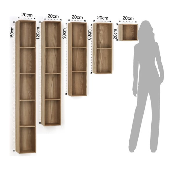 Półka Tomasucci Billa, 20x15x20 cm-image-4