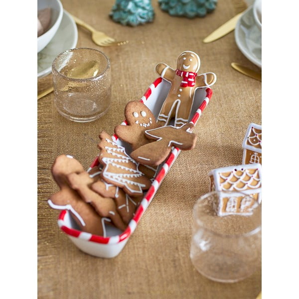 Biała ceramiczna miska ze świątecznym motywem 110 ml Ginnie – Bloomingville-image-1