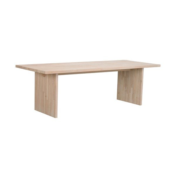 Stół z litego drewna dębowego 240x95 cm Emmett – Rowico-image-4