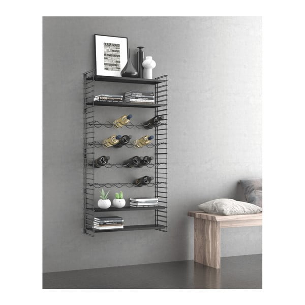 Półka z uchwytami na butelki Metaltex-image-3