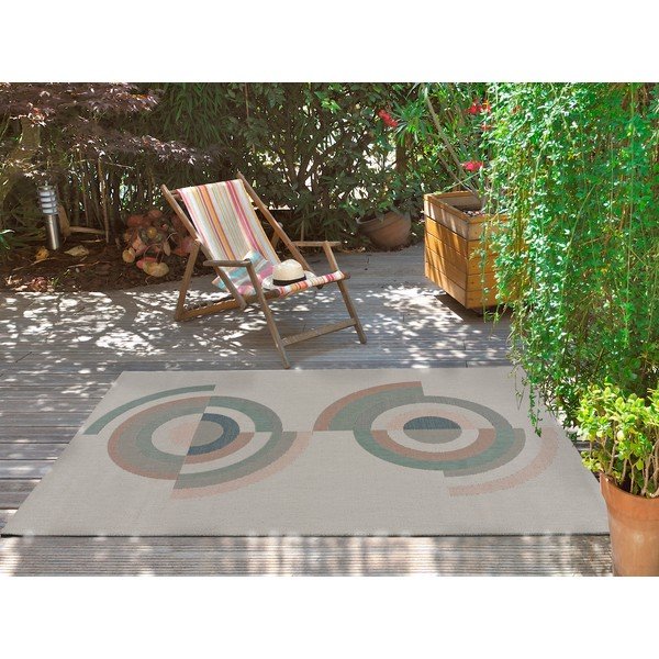 Kremowy dywan odpowiedni na zewnątrz 77x150 cm Breno – Universal-image-1