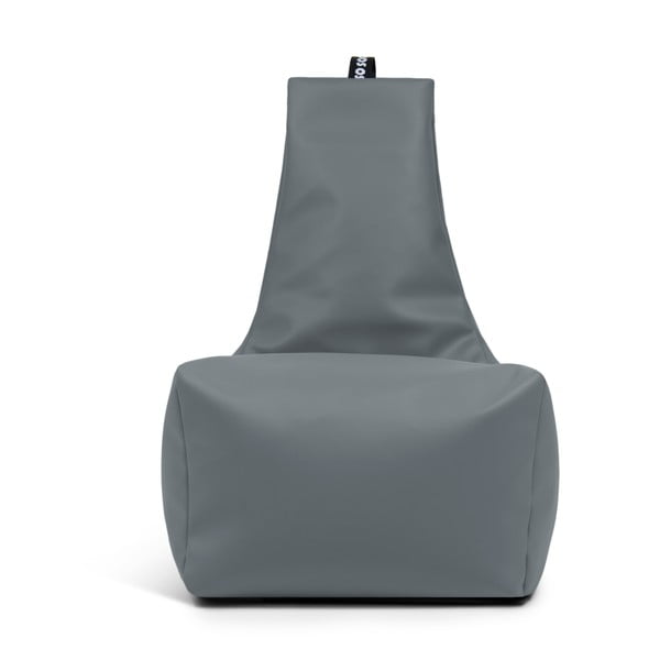 Pomarańczowy worek do siedzenia z imitacji skóry Icy XL – So Soft?-image-1