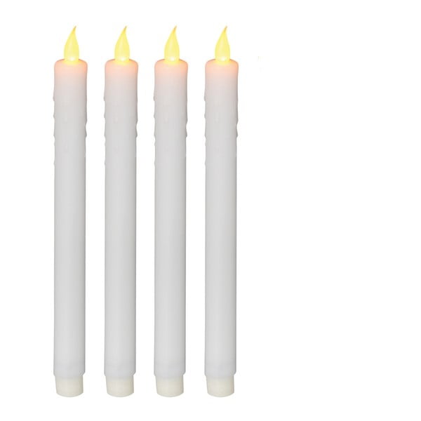 Zestaw 4 świeczek dekoraycjnych Naeve, wys. 28 cm