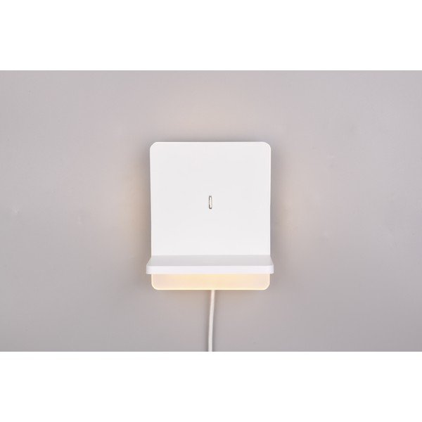 Biały kinkiet LED ze ściemniaczem Fairfield – Trio-image-3