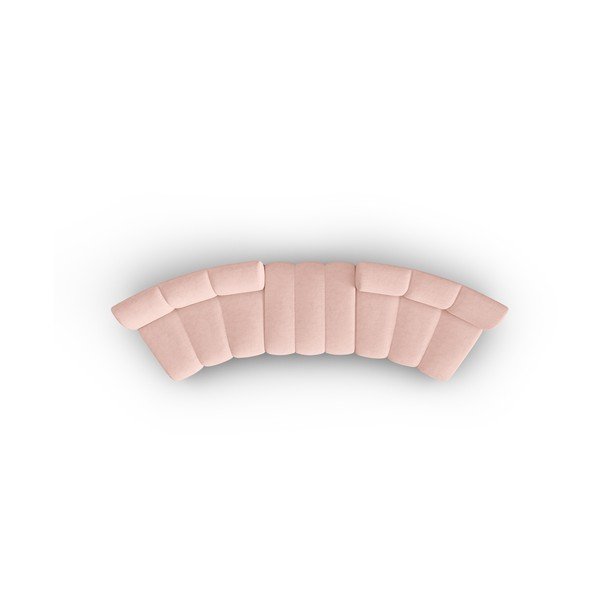 Różowa sofa 367 cm Lupine – Micadoni Home-image-4