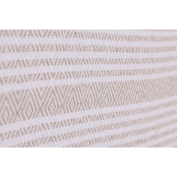 Jasnobeżowa bawełniana narzuta na łóżko Galina Beige White, 220x240 cm-image-1