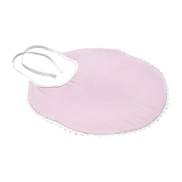 Różowy muślinowy śliniak Kindsgut London-image-2