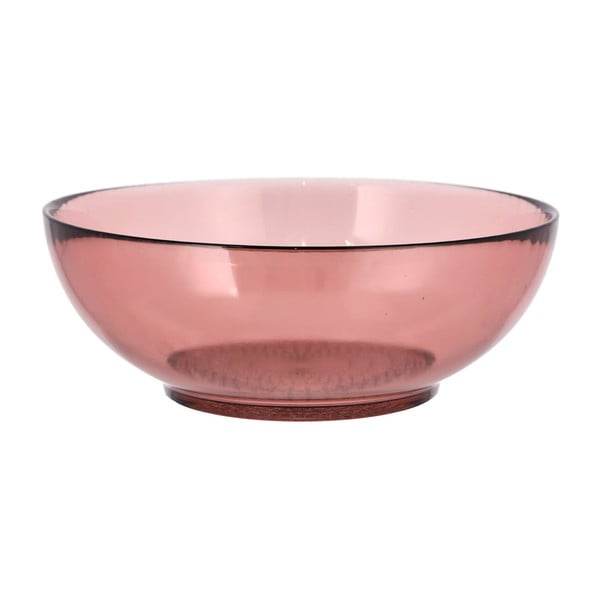 Różowa szklana miska ø 24 cm Kusintha − Bitz