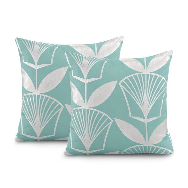 Poszewki na poduszki zestaw 2 szt. 45x45 cm Oxford Floris – AmeliaHome-image-1