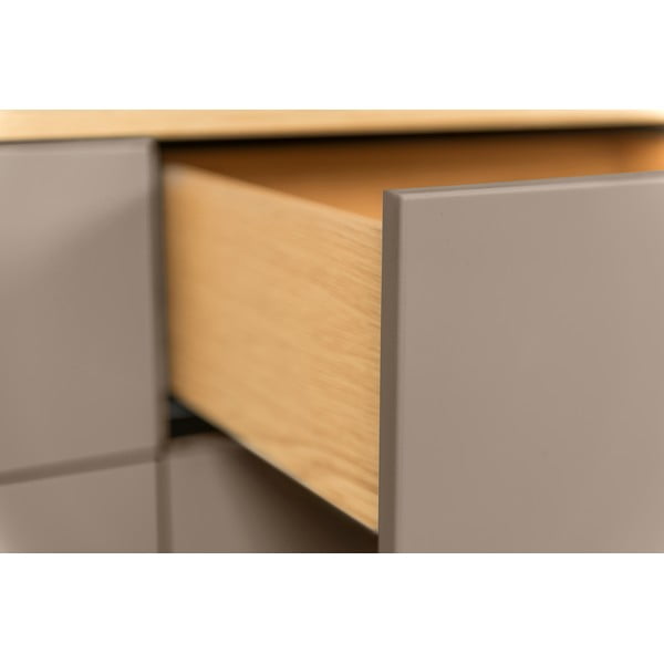 Brązowa komoda Tenzo Dot, 192x86 cm-image-1