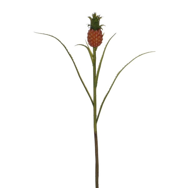 Dekoracyjna gałązka z pomarańczowym ananasem Mica Pineapple, wys. 50 cm