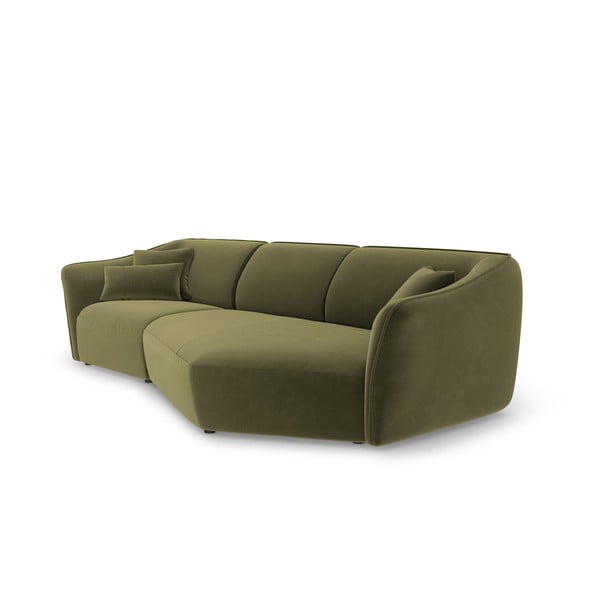 Zielony aksamitny narożnik Tokyo – Cosmopolitan Design-image-3