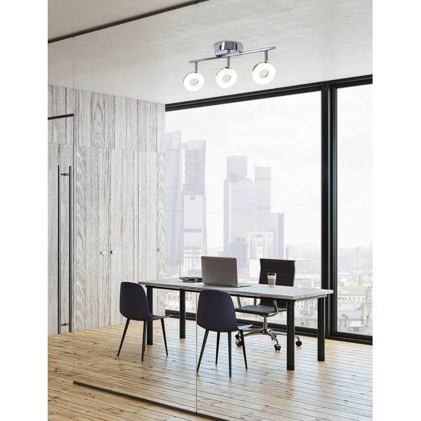 Lampa sufitowa LED w kolorze srebra z połyskiem 47x16 cm Thema – Candellux Lighting-image-1